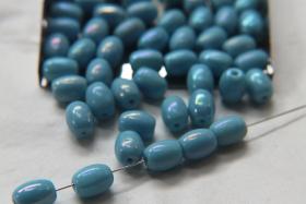 9x7 mm Turquoise AB Smooth Oval Glass beads 36/72/144/288 Pieces spacer beads, wholesale beads