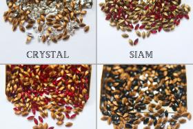 6X3 mm Czech fancy Navette fancy Siam Iridescent foiled 36/72/144/288 Pieces Jewery making stones gemstones, fancy opal stones