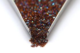 13/0 Charlotte Cut Beads Patina Smoked Topaz Aurore Boreale 5/10/20/50/250/500 Grams craft supplies, jewelry making, embroidery material