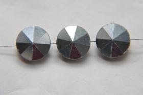 12mm SWAROVSKI 5102 Rivoli Crystal Beads in Crystal Comet Aegent 2/4/24 Pieces PREMIUM Materials