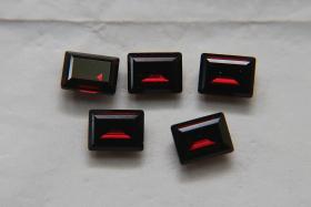 Vintage Swarovski 8x6 mm Burgundy 4527 Step cut crystal clay article Premier Crystal Rhinestones 6/12/36/72/144 Pieces gemstones