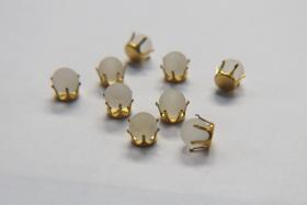 Vintage Swarovski Matt Crystal Ball Clips 6/12/24/100 Pieces jewelry making materials