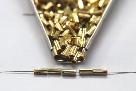 Fine Diamond cut Tubes 2x8x1.3 MM rare findings, brass tubes, jewelry making, craft supplies, decoration, couture
