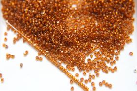 11/0 True cuts Charlotte Beads Amber Antique Gold Lined 10/20/50/250/500 Grams PREMIUM SEED BEADS, Native Supply