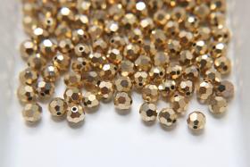 6mm Swarovski Elements Article 5000 Crystal Aurum 2X Faceted Round Beads 6/12/36/172/44/288/720 Pieces
