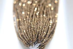 11/0 Hanks Charlotte Cut Beads MATT Dorado 1/5/25/50/100 Hanks PREMIUM Seed Beads, Native Supplies