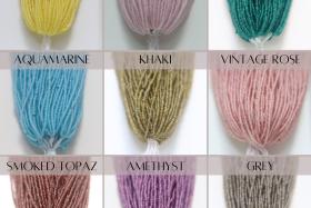 11/0 Rare Opal SEED BEADS PRECIOSA Traditional Czech Beads™ 1/5/25/50/100 Full hanks Jewelry making beads, solgel, Native supply