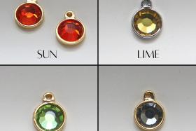 Swarovski 10mm Round setting drop one loop (4 Colours) 12/24/100/500 Pieces jewelry supplies