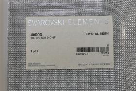 Swarovski Crystal Mesh Standard Sheet in Crystal (40000) 500x200mm Silver Plating back