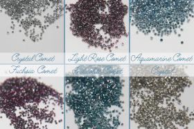 Swarovski Crystal 4SS/PP9 1.5mm Xilion 6 COLORS 1028 Chatons Vintage Swarovski Crystal dust Clay nail art