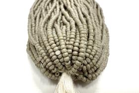 11/0 Hanks Charlotte Cut Beads 43020 Opaque Grey glass beads jewelry supply findings craft supply