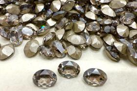 Vintage Swarovski  8x6 mm Crystal Satin Oval Shape 4120 Premier Crystal Rhinestones gemstones jewlery