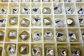 Vintage Swarovski 8mm Cushion Cut in Crystal Foiled 4461 Premier Crystal  fancy stones jewelry making craft supply