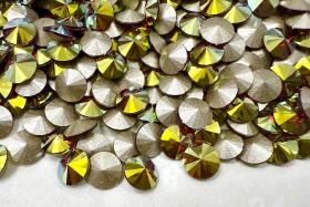 Swarovski 29ss Chaton Round Siam Aurore Boreale stones jewelry making craft