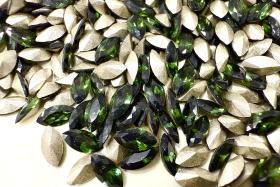 4231 Swarovski Crystal Turmaline foiled 6x3mm Navette Rhinestones Jewery making stones gemstones fancy stones