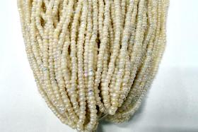 11/0 Hanks Charlotte true Cut Beads Patina Ceylon Pearl White Aurore Boreale PREMIUM SEED Beads NATIVE supplies