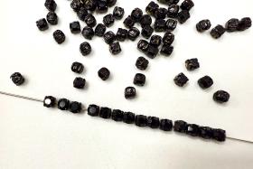 12ss Swarovski JET Montees 3.2 mm vintage black Plated Mounted Rose Montees sewon embroidery materials wedding decor