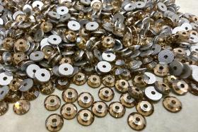 4mm Preciosa Crystal Honey Flat Back Sew-On Stones