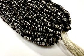 Patina Jet Silver Charlotte Cut Seed Beads, 8/0 Hanks