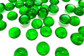 6mm Swarovski Round Cabochon Cabs Green Givre Unfoiled Article # 2090/4 Vintage Flat Back