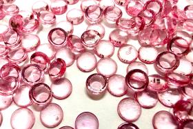 5mm Swarovski Opaque Light Rose Unfoiled Cabochons, Flat Back