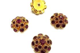 20 mm Vintage Gold plated Swarovski Embellishment DIY Supplies wedding decorations